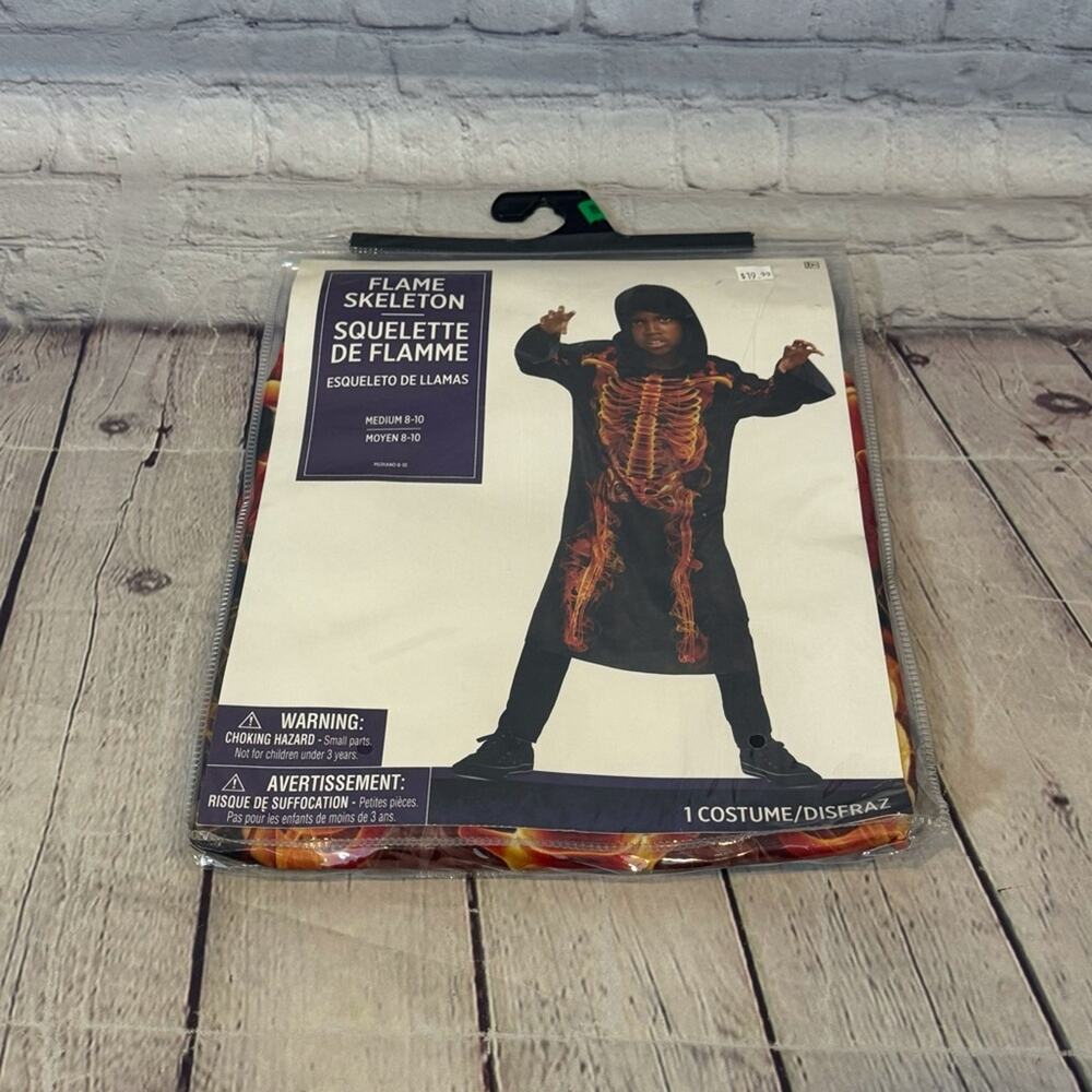 Amscan Flame Skeleton Kids Halloween Costume